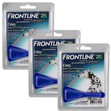 Frontline Top Spot Antipulgas e Carrapatos Cães 20 a 40kg Kit 3 unidades - Merial boehringer
