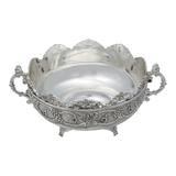 Fruteira, Centro De Mesa 18cm De Zamac Antique Prestige - R3457