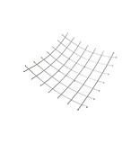 Fruteira de mesa aramado quadrada 32cm - Fu xing