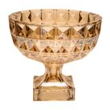 Fruteira de Mesa de Cristal Âmbar 24x21cm Diamant Wolff - Rojemac