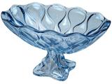 Fruteira de Mesa de Cristal Wolff Redonda - 26046 Azul
