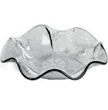 Fruteira de mesa de vidro redonda transparente hawai 32cm de ø - Bruxelas