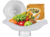 Fruteira de Mesa de Vidro Ruvolo Redonda - Gourmet Bari