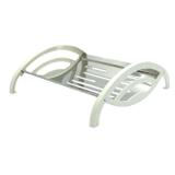 Fruteira De Mesa Em Aço Inoxidável Branca. - Soltecn