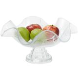 Fruteira De Mesa em Vidro com Pé - Estilo Romano - Mistral