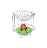 Fruteira de mesa ondulada 2 andades 31x30cm - Aramados