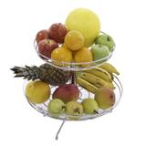 Fruteira Redonda Com Acrílico Em Aço Cromado - 103 - Duler - Galviani