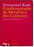Fundamentação da Metafísica dos Costumes - Edicoes 70 - almedina