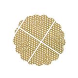 Fundo de Renda para Docinhos Ouro Dourada 100 unidades Cromus - Festabox