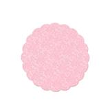 Fundo de Renda para Docinhos Rosa Claro 100 unidades Cromus - Festabox