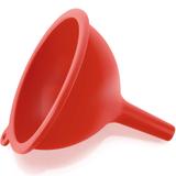 Funil Emborrachado De Silicone Maleável Para Cozinha Gancho Vermelho - Ou