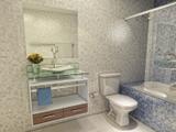 Gabinete para Banheiro com Cuba e Espelho 3 Peças - Simples 2 Gavetas - VTec Pollux