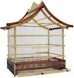 Gaiola Bangalô / Japonesa Canário / Azulão / Curió - Rossa