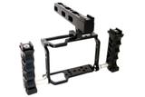 Gaiola Cage de Alumínio Maxi Grua para Sony A7s II com Punho Handle e Alças Laterais - Maxigrua