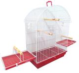 Gaiola Calopsita Passaros Manso Completa Cor Vermelho - DistribuiPet