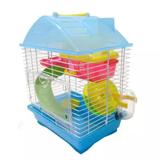 Gaiola Hamster Play Luxo Mix - Azul - 23cm x 17cm x 23cm - Pet castle