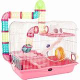 Gaiola Labirinto Safari Super Gigante - Rosa - American pets