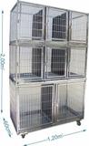 Gaiola para cães e gatos - 8 lugares - Chocmaster