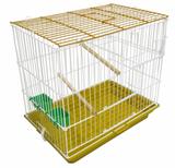 Gaiola para Canários e outras Aves Cor Amarela - Contrerapet