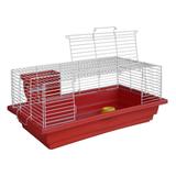Gaiola Para Coelho Bragança GR415 100 Standard Branco E Vermelho