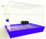 Gaiola Para Coelho, Chinchila, Porquinho da Índia, Hamster e Roedores Grande Cor Azul - Ornamental