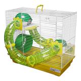 Gaiola Para Hamster Bragança GR158 3 Andares Tubos Divertidos