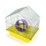 Gaiola Para Hamster Capela Com Roda Mais Roe Amarela