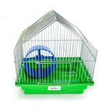 Gaiola Para Hamster Capela Com Roda Mais Roe Verde