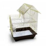 Gaiola Para Pássaros Castelo - Bronze 32x82x47cm - Manos pet