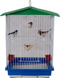 Gaiola Para Pássaros Com Teto Plástico Ornamental