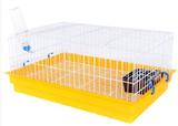 Gaiola Porquinho Da Índia Completa Bandeja Cor Amarelo - Ornamental