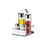 Galheteiro Inox 5 peças Parma 1560/100 - Brinox
