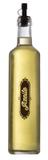 Galheteiro Quadrado 500ml Azeite 1 Unidade Biqueira Preta - Black - Vetrolar