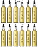 Galheteiro Redondo 500ml Azeite Pacote 12 Unidades Biqueira - Fiore - Vetrolar