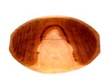 Gamela de Madeira Oval - Sisiarte