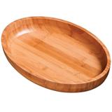 Gamela Oval Bamboo 33X23cm MOR
