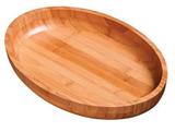 Gamela Oval em Bamboo 33x23 - Mor