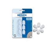 Gancho Mini de Parede 6 Peças Fixa Bem Branco - Brinox
