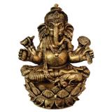 Ganesha flor de Lótus cor ouro. - Shop everest