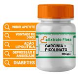 Garcinia + Picolinato de Cromo 60 Cápsulas - Extrato flora