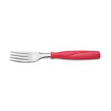 Garfo de Mesa Itaparica Vermelho 12 peças - Brinox
