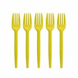 Garfo de Sobremesa Amarelo 50 unidades - Festabox