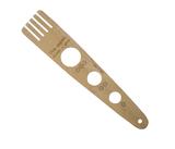 Garfo em madeira com medidor de qtde de spaghetti - 30 cm - Eppicotispai
