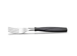 Garfo Mesa Aço Inox com Cabo Plástico Preto Itaparica (Dúzia) Brinox - BRX 310