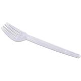 Garfo Plastico Descartavel Sobremesa Cristal 20PCTX50UND. - Prafesta