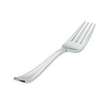 Garfo Refeição Descartável Premium Tipo Inox 10 Unidades - Silver plastico