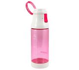 Garrafa com Alça superior e trava Rosa 400ml - Jacki design