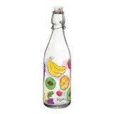 Garrafa De Vidro Frutas Hermética Garrafa Água Suco 950Ml - Art house