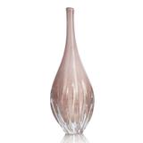 Garrafa Gota Em Cristal Murano Rosa São Marcos