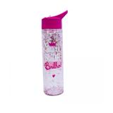 Garrafa Pink Glíter Brilho 600ml - Projeto Kiwi - Drina